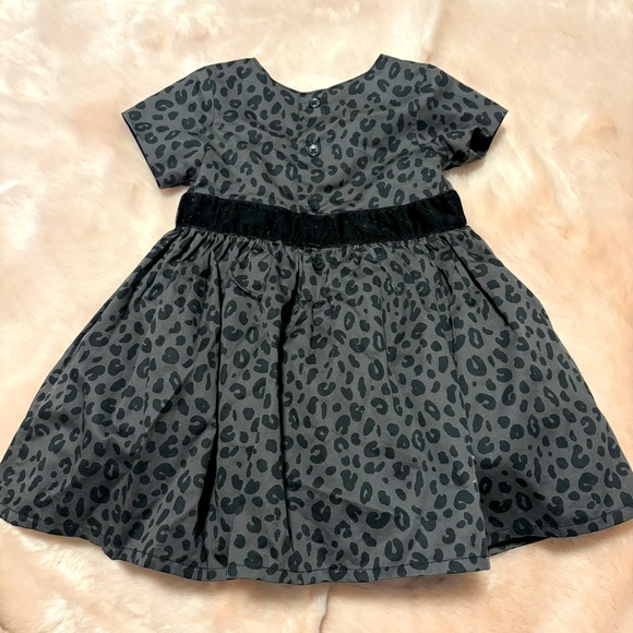 Black and grey leopard print dress - Picture 3 of 6